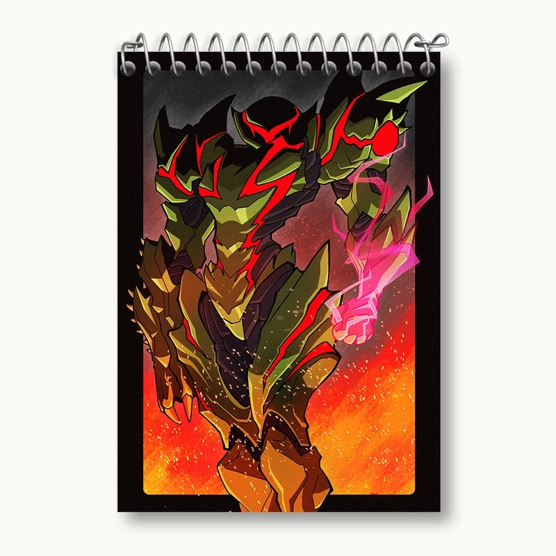 دفتر یادداشت 50 برگ خندالو مدل بازی متروید (Metroid) کد 35664