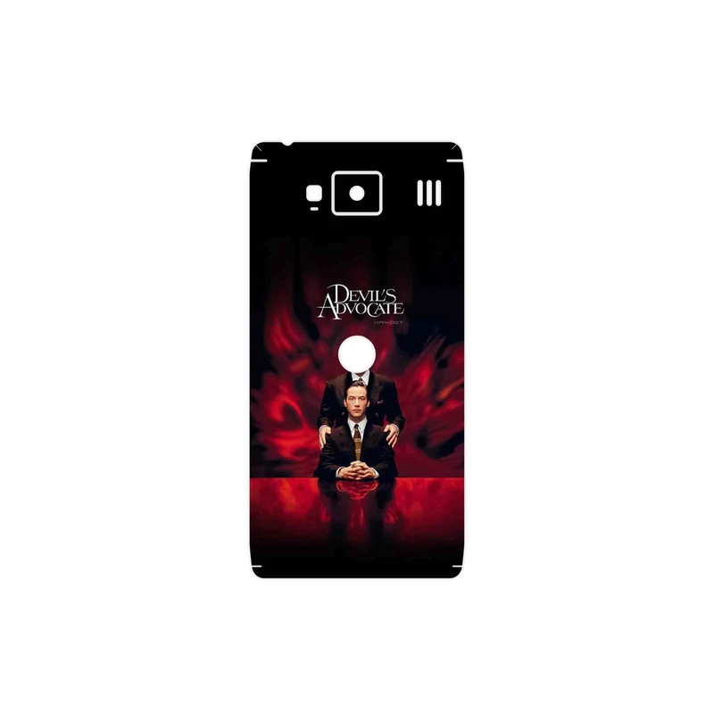 برچسب پوششی ماهوت مدل The Devils Advocate مناسب برای گوشی موبایل موتورولا Droid Razr HD
