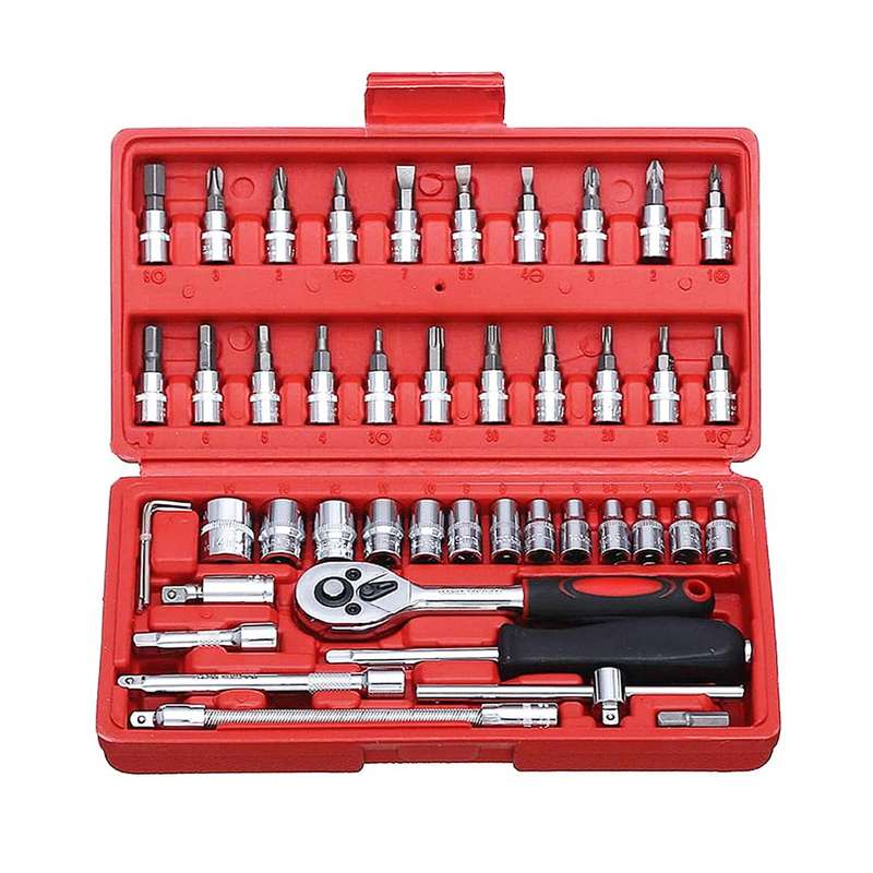 آچار بکس مدل 46peice مجموعه 46 عددی آچار بکس مدل 46peice مجموعه 46 عددی