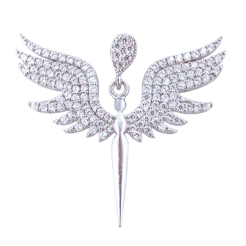 گردنبند نقره زنانه مدل فرشته AMT_M015