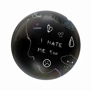 مگنت عرش طرح نوشته غمگین Sad کد Asm3421