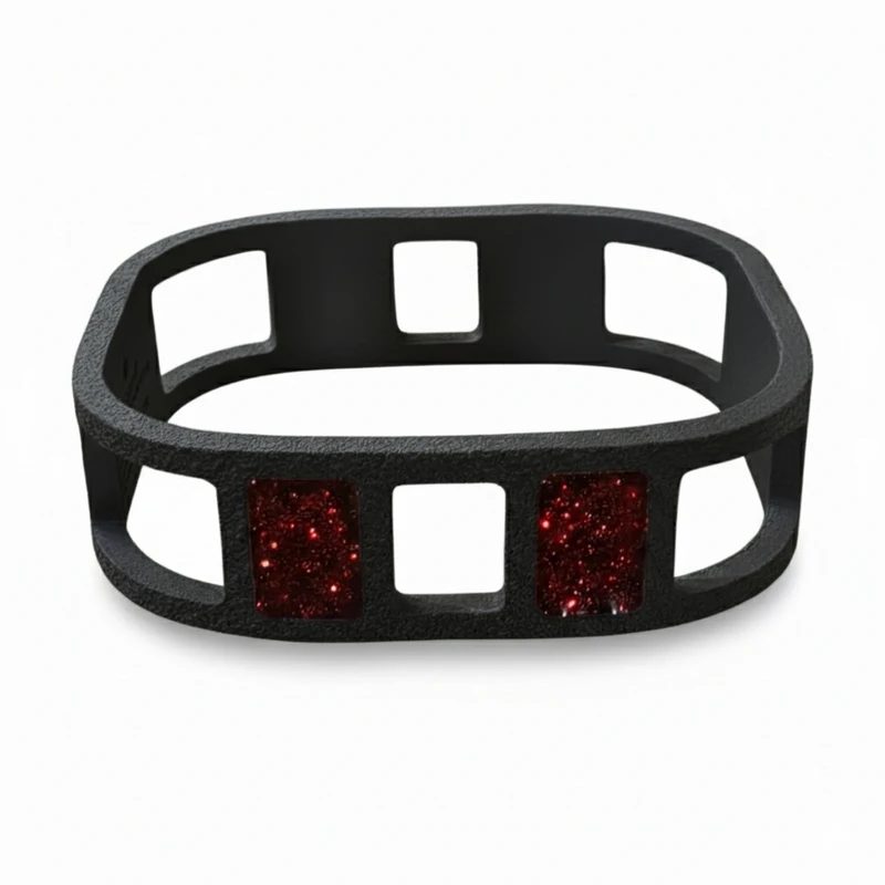 دستبند النگویی زنانه دادفوردیزاین مدل SIDE4 205 BLOODRED