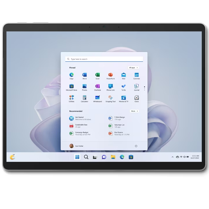 تبلت مایکروسافت مدل Surface Pro 9-i7 1265U ظرفیت 1 ترابایت و رم 16 گیگابایت