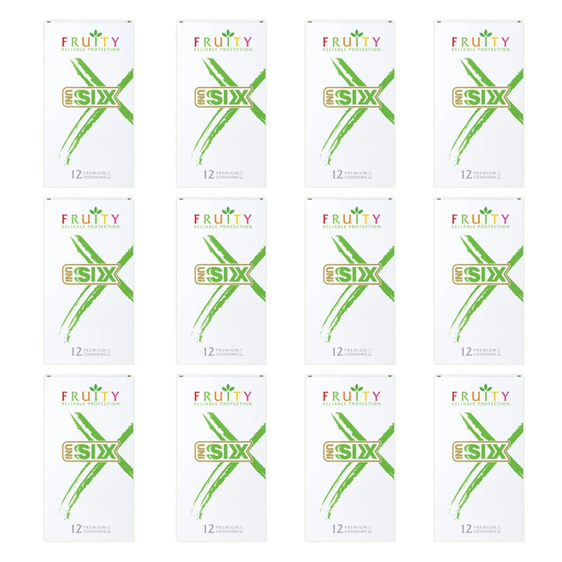 کاندوم سیکس مدل Mix Fruits-N دوازده بسته 12 عددی