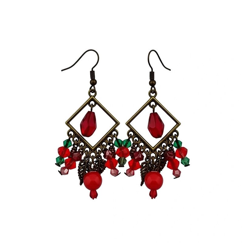 گوشواره آویز زنانه مدل یلدا 