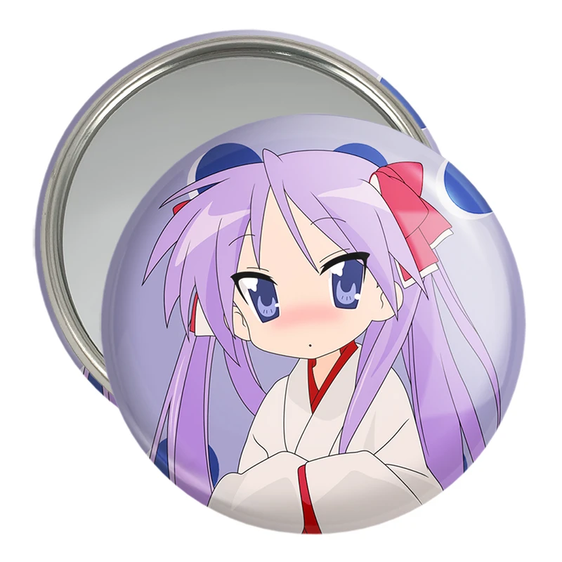 آینه جیبی خندالو مدل کاگامی انیمه Lucky Star  کد 23596