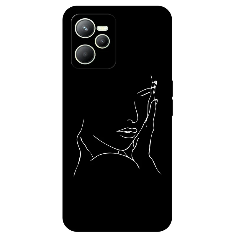 کاور مگافون طرح دخترانه مدل 8153 مناسب برای گوشی موبایل ریلمی C35