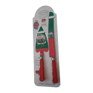 ست کارد و کفگیر سرو کیک انگلیش هوم طرح کریسمس مدل pe656