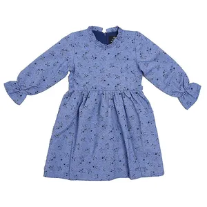 پیراهن دخترانه کد 100 رنگ آبی