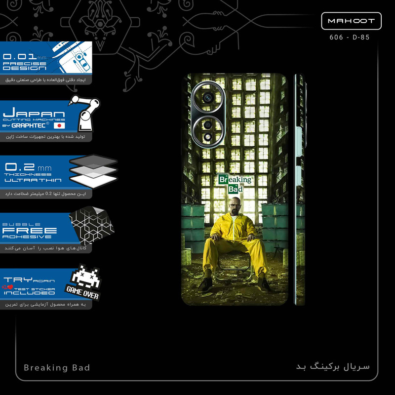برچسب پوششی ماهوت مدل Breaking Bad-FullSkin مناسب برای گوشی موبایل اپو A58 4G