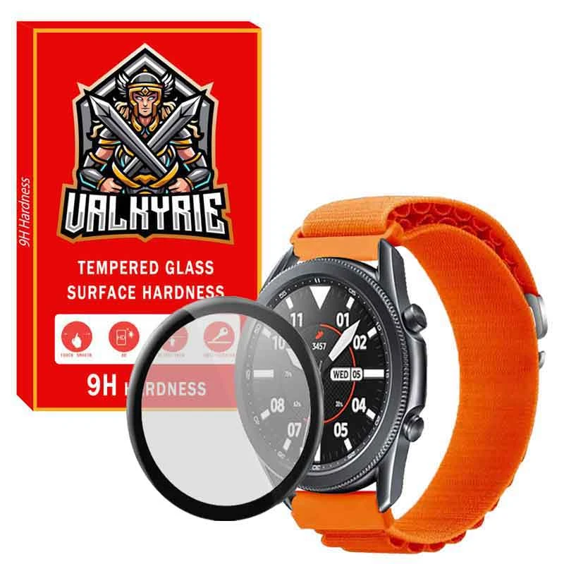 بند والکری مدل LOOP ALPINE مناسب برای ساعت هوشمند سامسونگ Galaxy Watch 3 45 mm به همراه محافظ صفحه نمایش