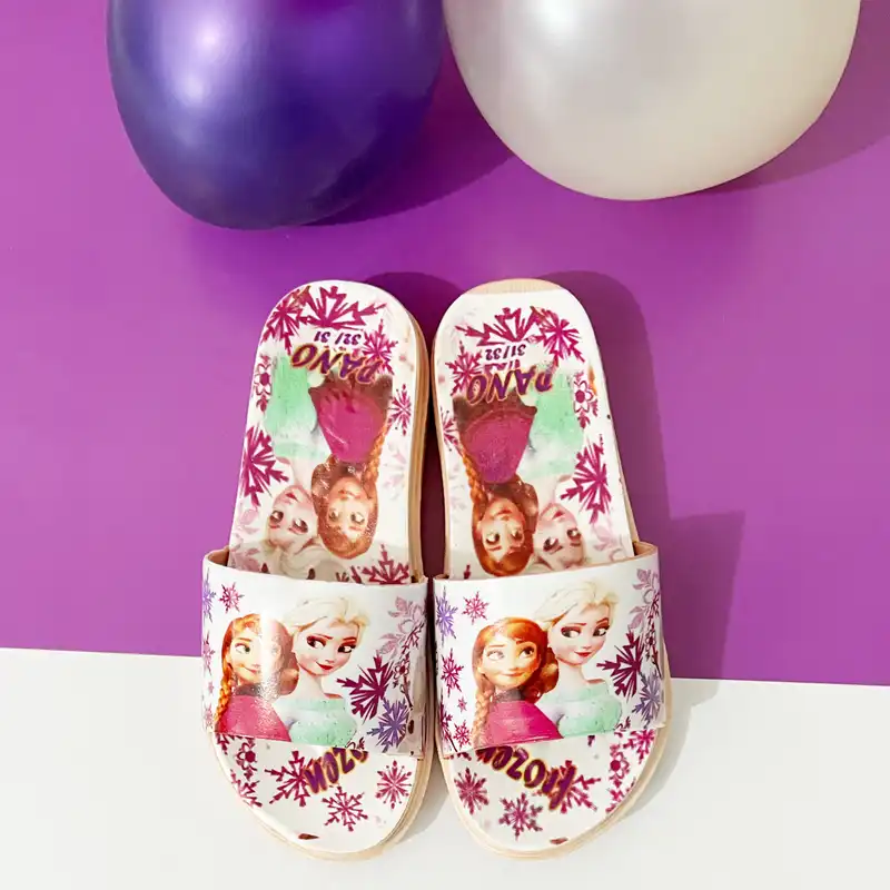 دمپایی دخترانه مدل ملکه یخی - کد 830