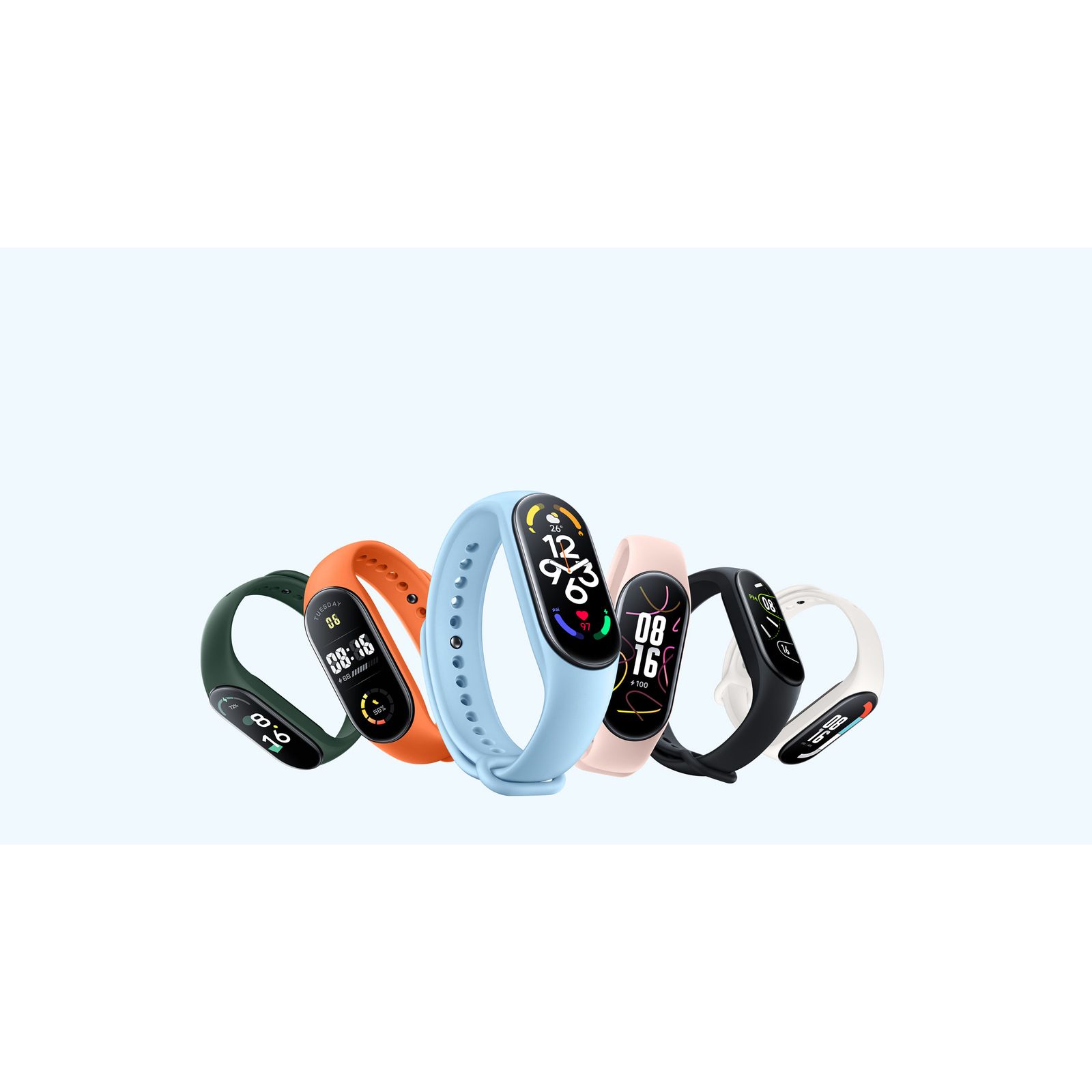 مچ بند هوشمند شیائومی مدل Mi Band 7 Global Version -  - 9