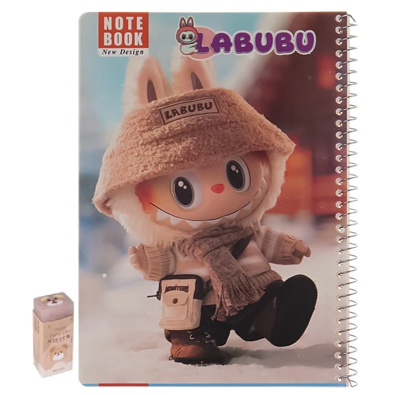 دفتر مشق 50 برگ مدل لبوبو zx1426 همراه با پاکن