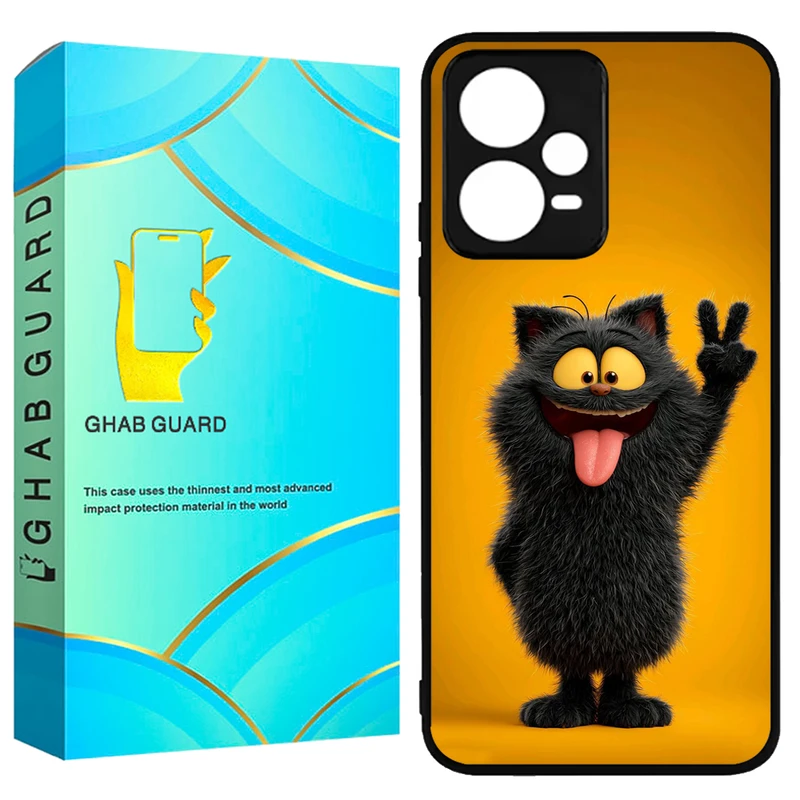 کاور قاب گارد طرح گربه مدل GCHPX5P مناسب برای گوشی موبایل شیائومی Poco X5 Pro 5G