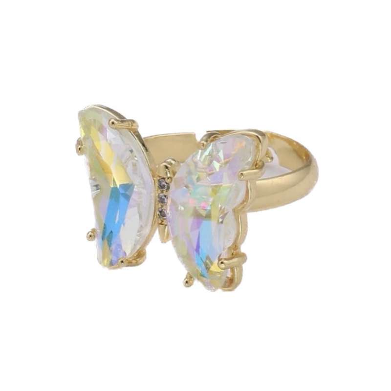 انگشتر زنانه مدل پروانه عاشق کریستالی کد 378 انگشتر زنانه مدل پروانه عاشق کریستالی کد 378