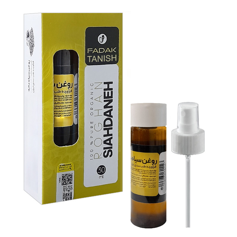 روغن مو فدک تانیش مدل Black Seed حجم 30 میلی لیتر