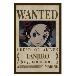 پوستر مدل تحت تعقیب تانجیرو کامادو Tanjiro طرح انیمه شیطان کش Demon slayer کد 428