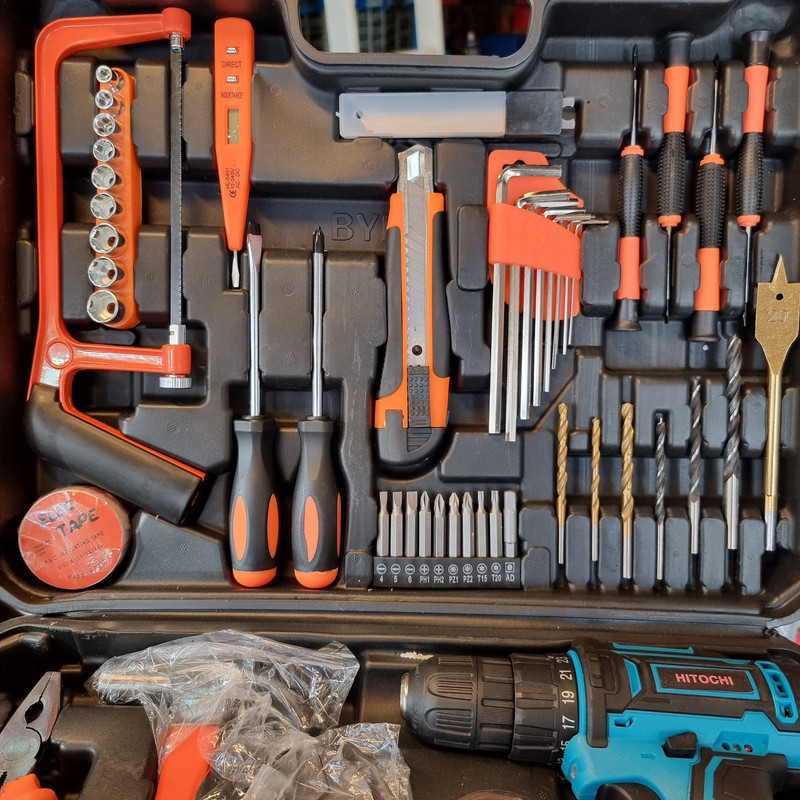 مجموعه 130 عددی دریل شارژی هیتوچی مدل HITO2022