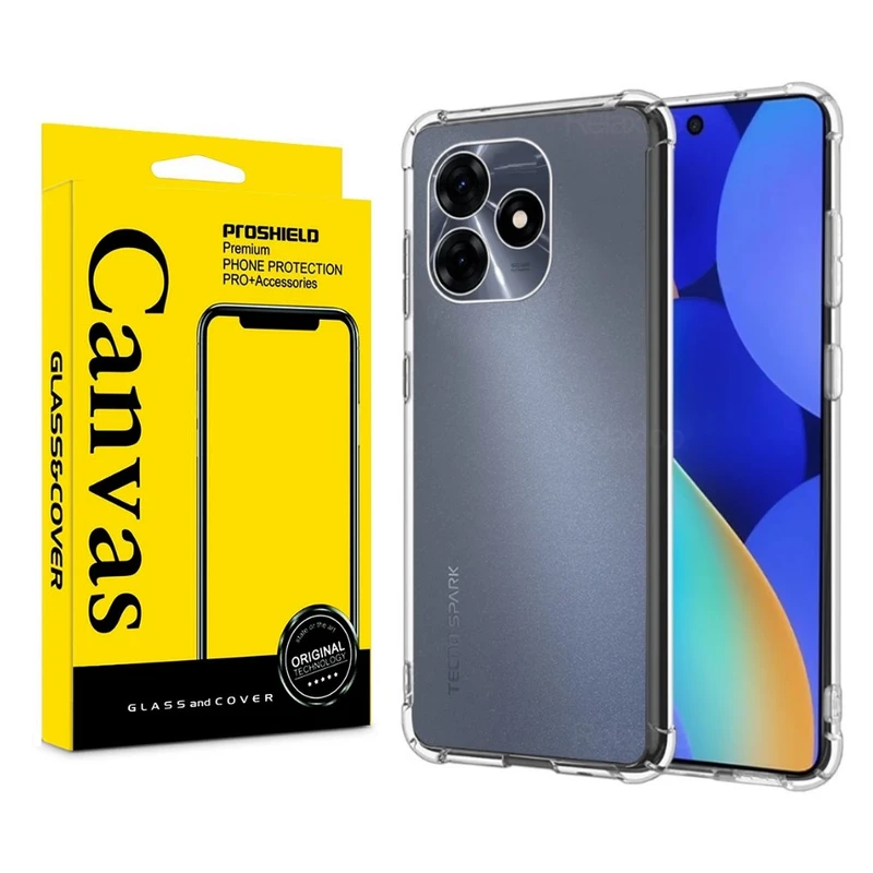 کاور کانواس مدل Airbag مناسب برای گوشی موبایل تکنو Spark 10C