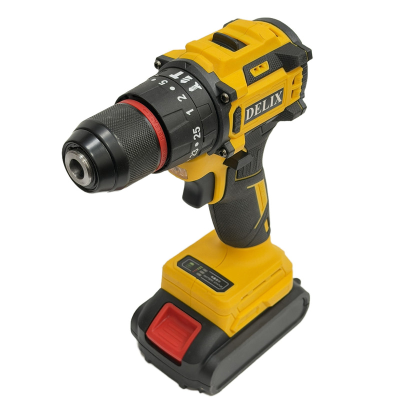 دریل پیچ گوشتی شارژی چکشی 148 ولت دلیکس کد 148ZRD دریل پیچ گوشتی شارژی چکشی 148 ولت دلیکس کد 148ZRD