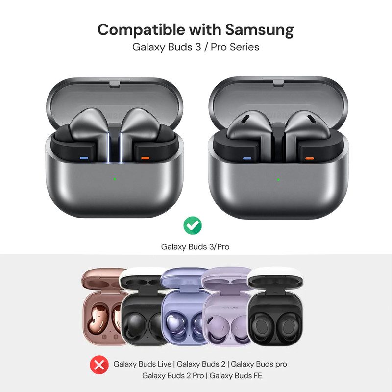 کاور سامورایی مدل Quad-42 مناسب برای کیس هدفون سامسونگ Galaxy Buds 3 Pro / Buds 3