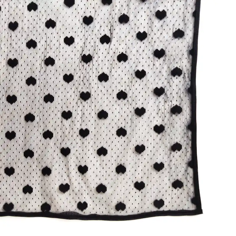 شال زنانه مدل تور قلب ریز