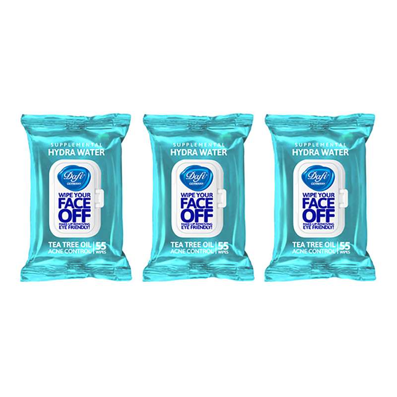 دستمال مرطوب دافی مدل HYDRA WATER مجموعه ۳ عددی دستمال مرطوب دافی مدل HYDRA WATER مجموعه ۳ عددی