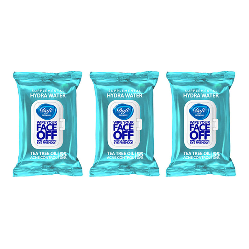 دستمال مرطوب دافی مدل HYDRA WATER مجموعه ۳ عددی دستمال مرطوب دافی مدل HYDRA WATER مجموعه ۳ عددی