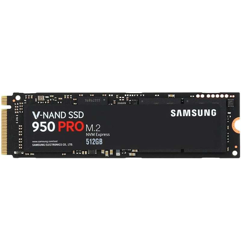 حافظه SSD سایز M.2 2280 سامسونگ مدل 950Pro ظرفیت 512 گیگابایت