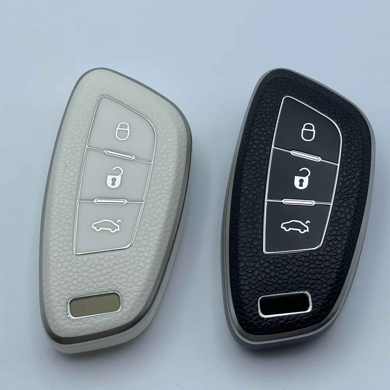 کاور ریموت و سوئیچ خودرو ام آر جی مدل 109 طرح چرم مناسب برای شاهین