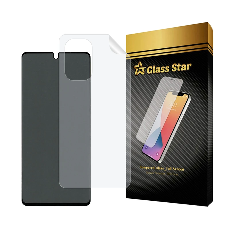 محافظ صفحه نمایش حریم شخصی گلس استار مدل FULLPRIVNANOS مناسب برای گوشی موبایل شیائومی Redmi K40 / Redmi K40 Pro / Redmi K40 Pro+ / Poco F3 به همراه محافظ پشت گوشی