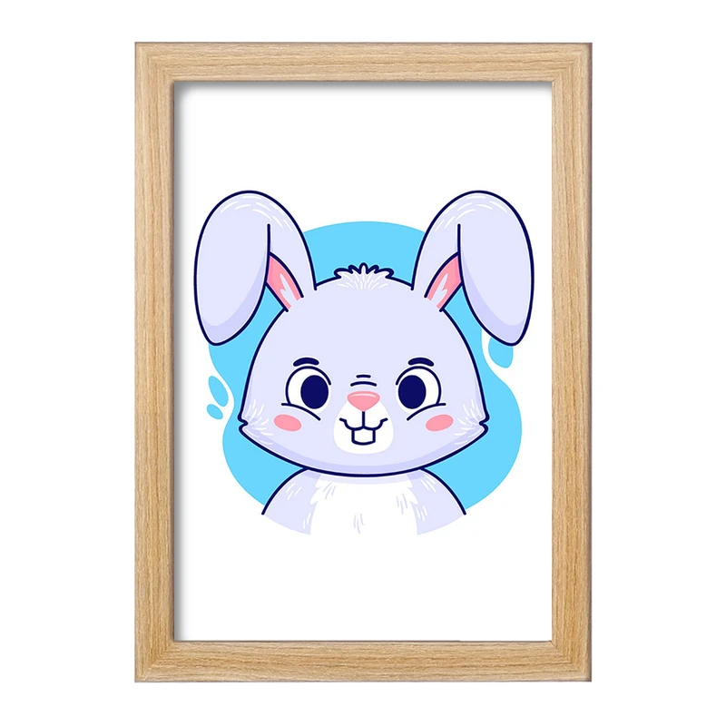 تابلو خندالو مدل خرگوش حیوانات بامزه کد 37151