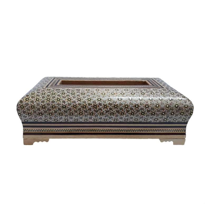 جعبه دستمال کاغذی خاتم کاری کد 1