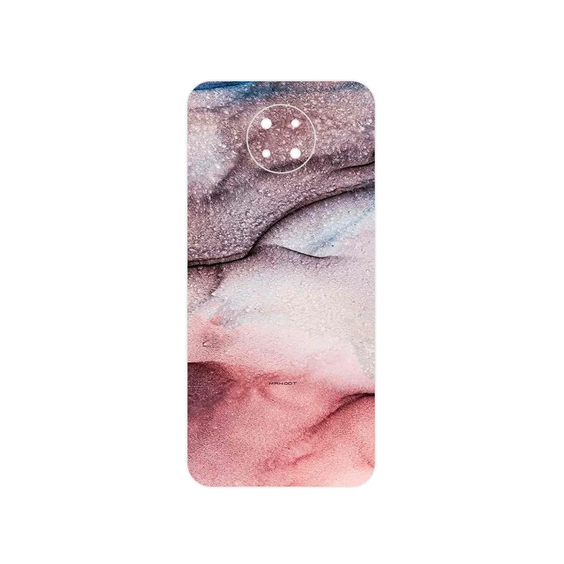 برچسب پوششی ماهوت مدل Smoky pink marble مناسب برای گوشی موبایل نوکیا G10