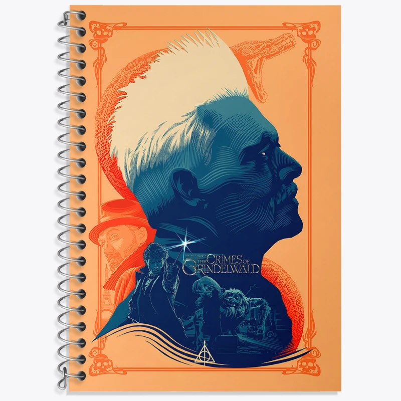 دفتر لغت 50 برگ خندالو طرح جنایات گریندل والد کد N5705