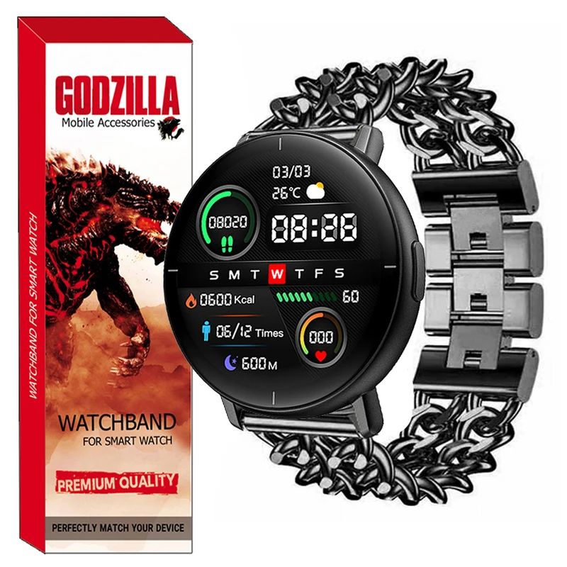 بند گودزیلا مدل CARTIR مناسب برای ساعت هوشمند میبرو  Lite / Color / Air