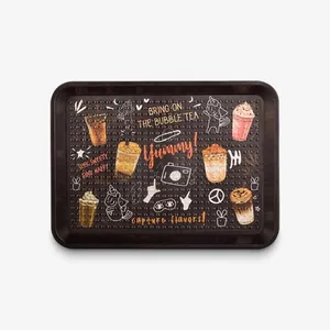 سینی بدون دسته طرح Yummy سایز 26*20 سانتی متر