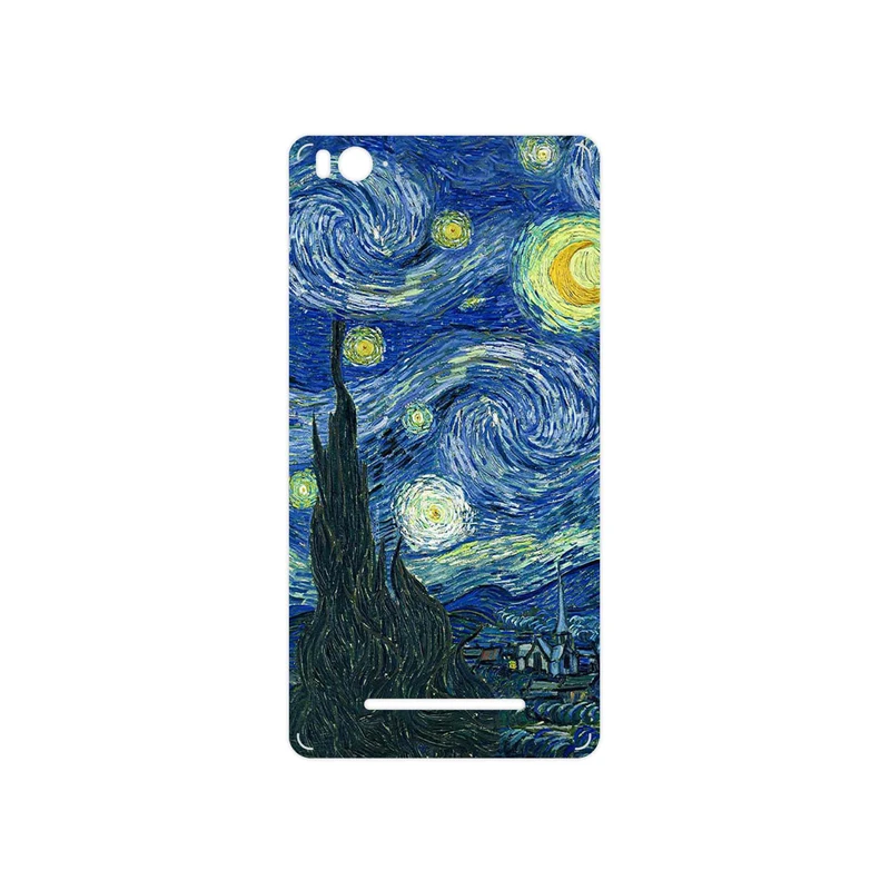برچسب پوششی ماهوت مدل The Starry Night of van Gogh مناسب برای گوشی موبایل شیائومی Mi 4c