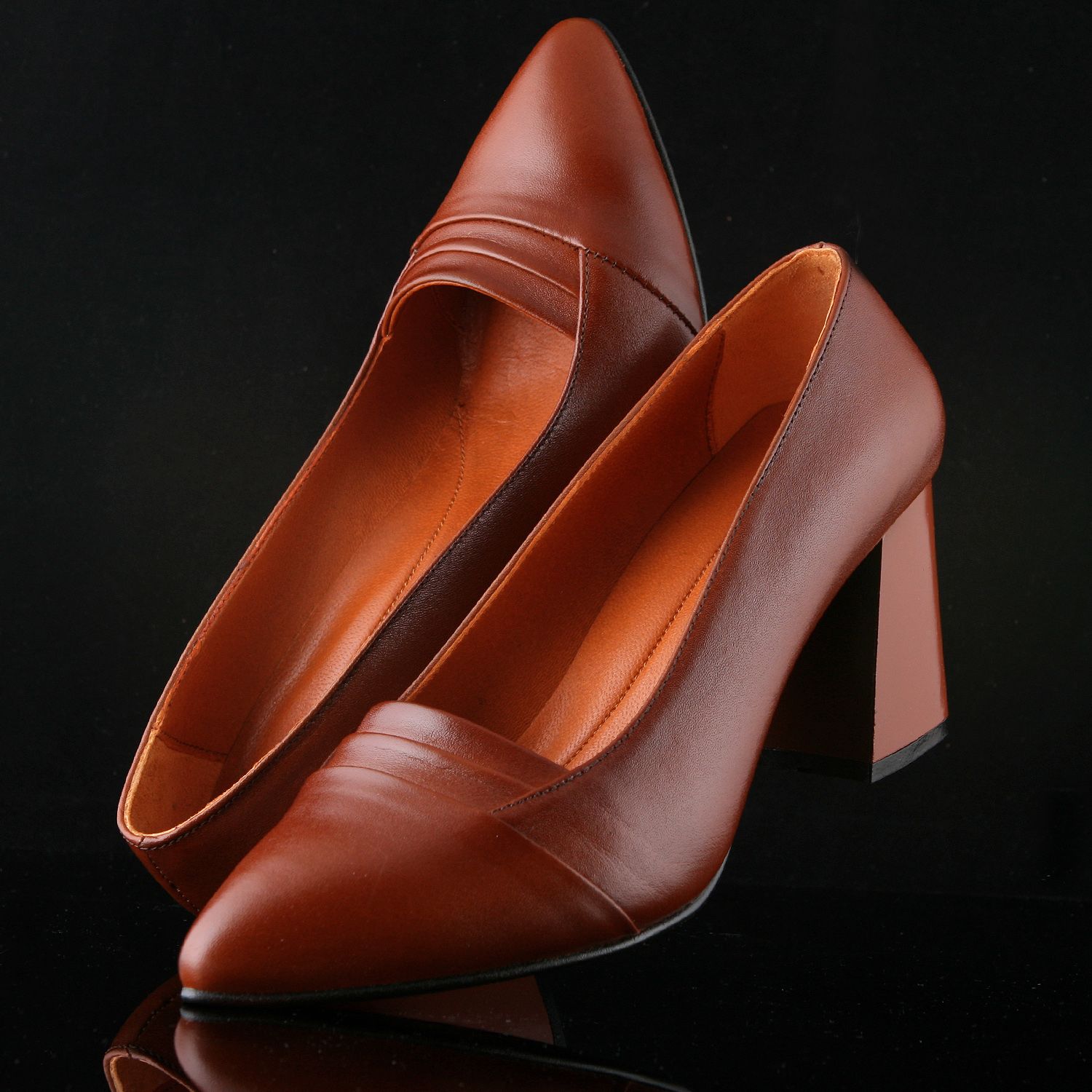 کفش زنانه چرم یلسان مدل  تارا کد Asl-TRA-613-GN -  - 10