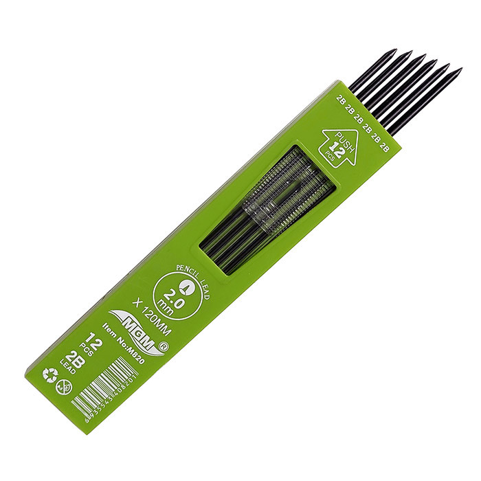 نوک مداد نوکی 2 میلی‌متری ام‌جی‌ام مدل M820-Grn