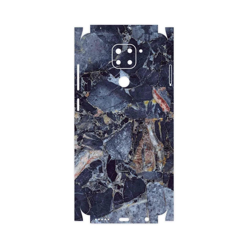 برچسب پوششی ماهوت مدل Broken black marble-FullSkin مناسب برای گوشی موبایل شیائومی Redmi 10X