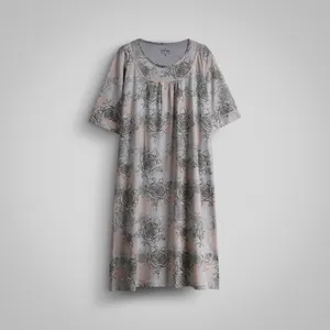 پیراهن آستین کوتاه راحتی زنانه ناربن مدل WD3956