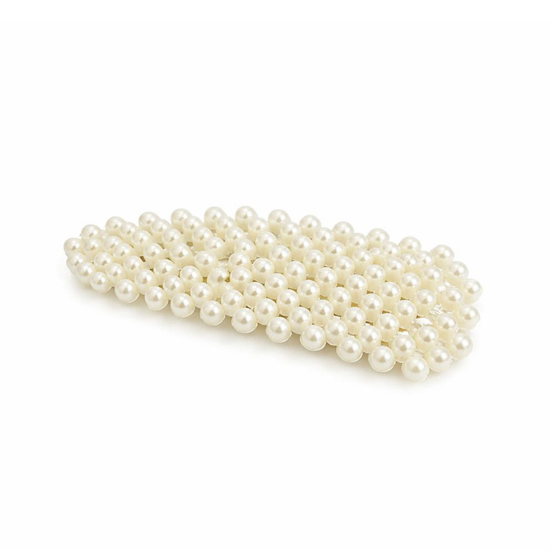 گیره مو زنانه مدل KNP-01 طرح مروارید