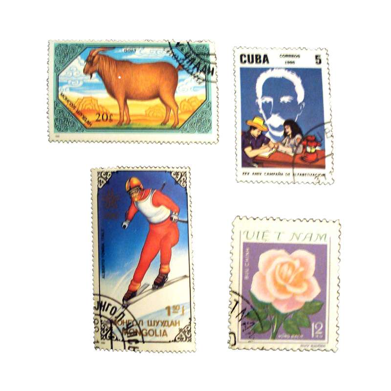 تمبر یادگاری مدل ملل کد  DS1704  مجموعه 4 عددی 