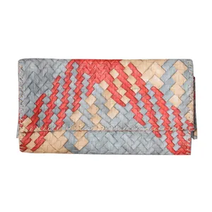 کیف پول چرمی طرح موزاییک کد KIF_028