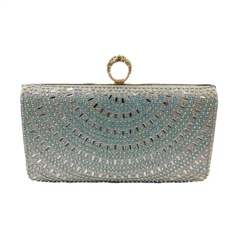 کیف مجلسی زنانه مدل نگین هلالی انگشتری