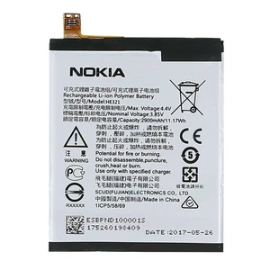 باتری موبایل مدل HE321 ظرفیت 2900 میلی آمپر ساعت مناسب برای گوشی موبایل نوکیا 5