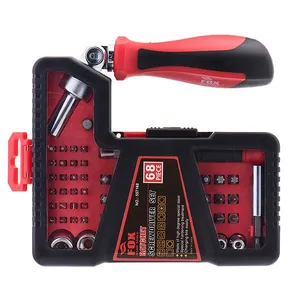 Fox 557168 Ratchet Screwdriver 68 PCS