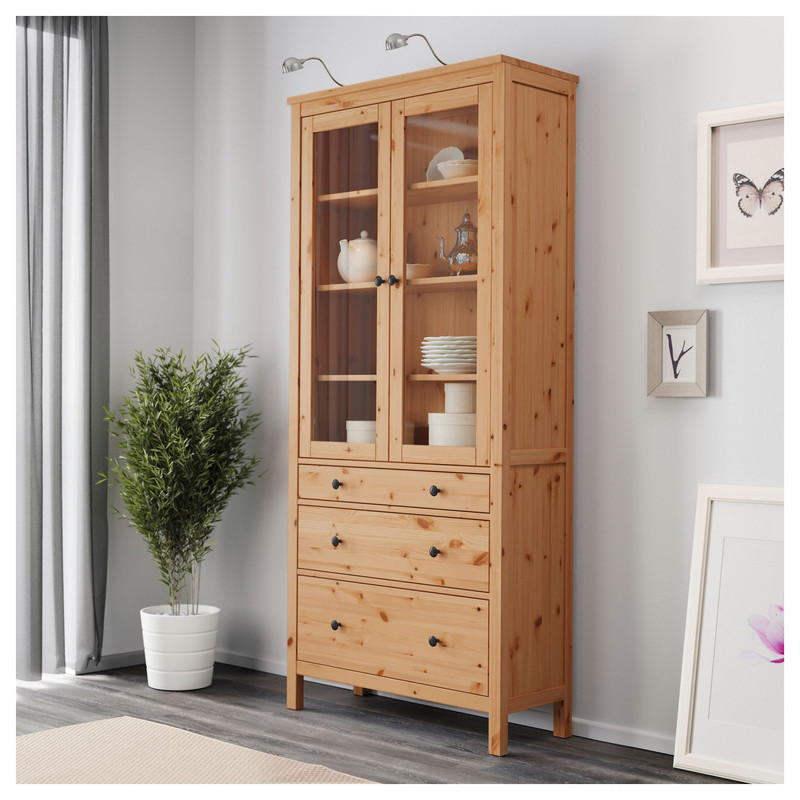 ویترین ایکیا مدل hemnes